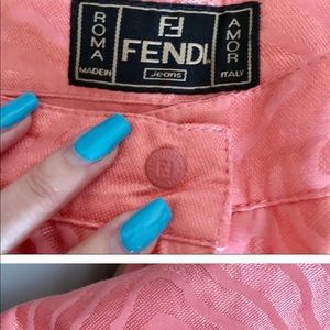Fendi Pants Salmon Pink